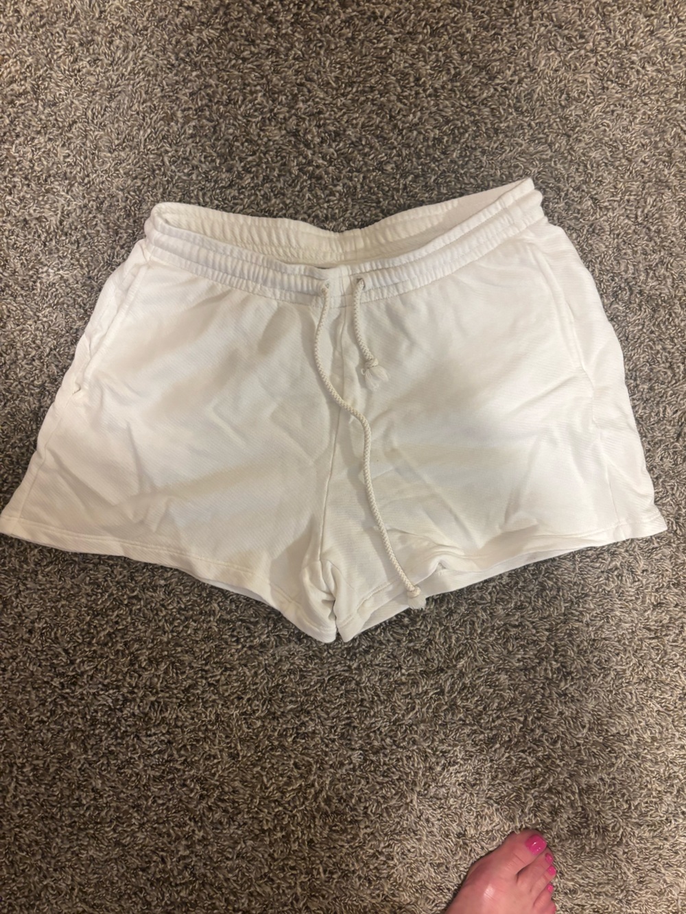 wild fable White Athletic Drawstring Lounge Shorts
